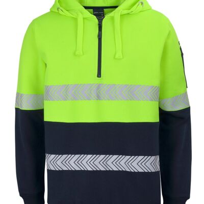 JB's HV (D+N) 1/2 ZIP SEGMENTED TAPE HOODIE Thumbnail