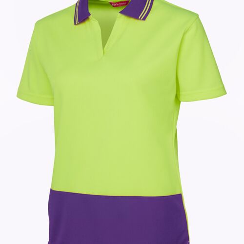 JB's HV 4602.1 LADIES S/S NON BUTTON POLO Thumbnail